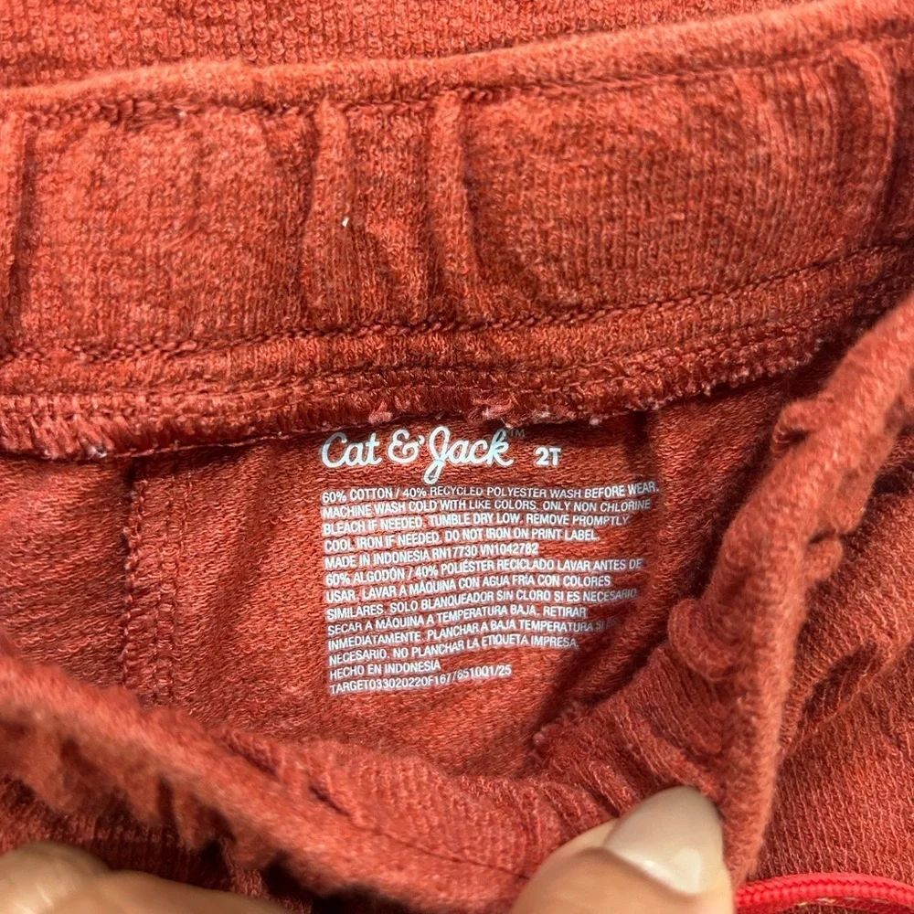 Cat & Jack Brick Red Short Set